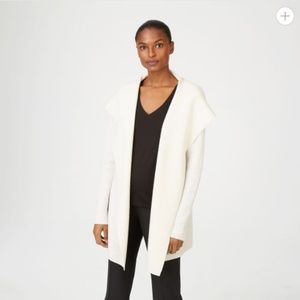 Club Monaco hooded wool cardigan size M